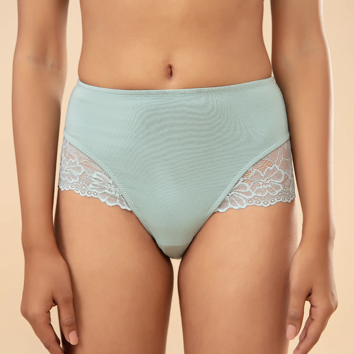 Breathe Lace High Rise Full Brief-NYP185-Blue surf - Image 5