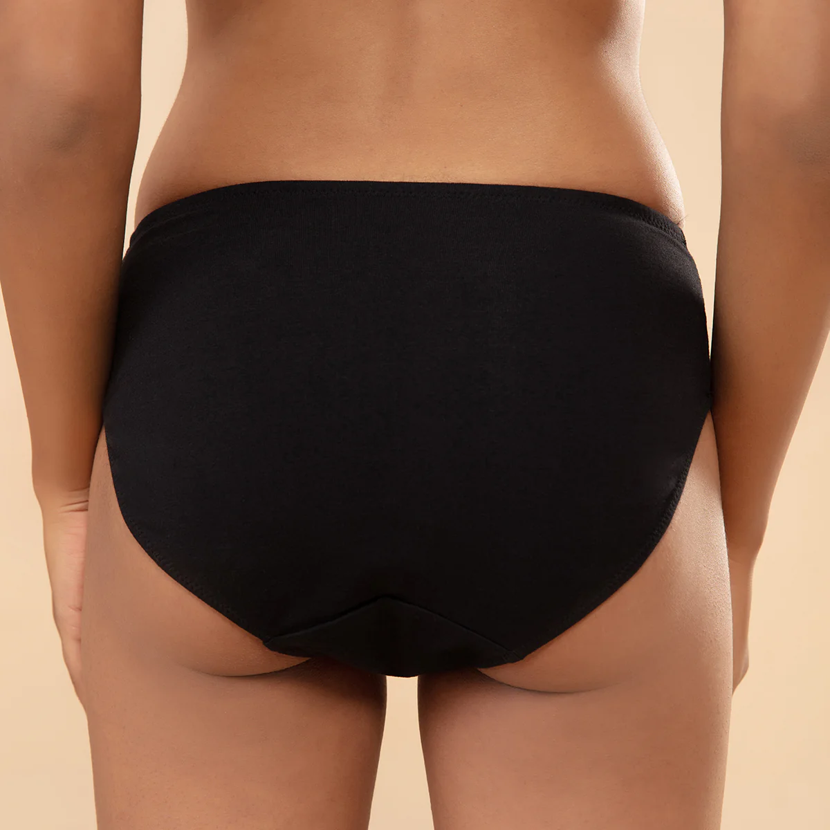 Breathe Lace Mid Rise Hipster with 3/4th coverage-NYP184-Anthracite - Image 4