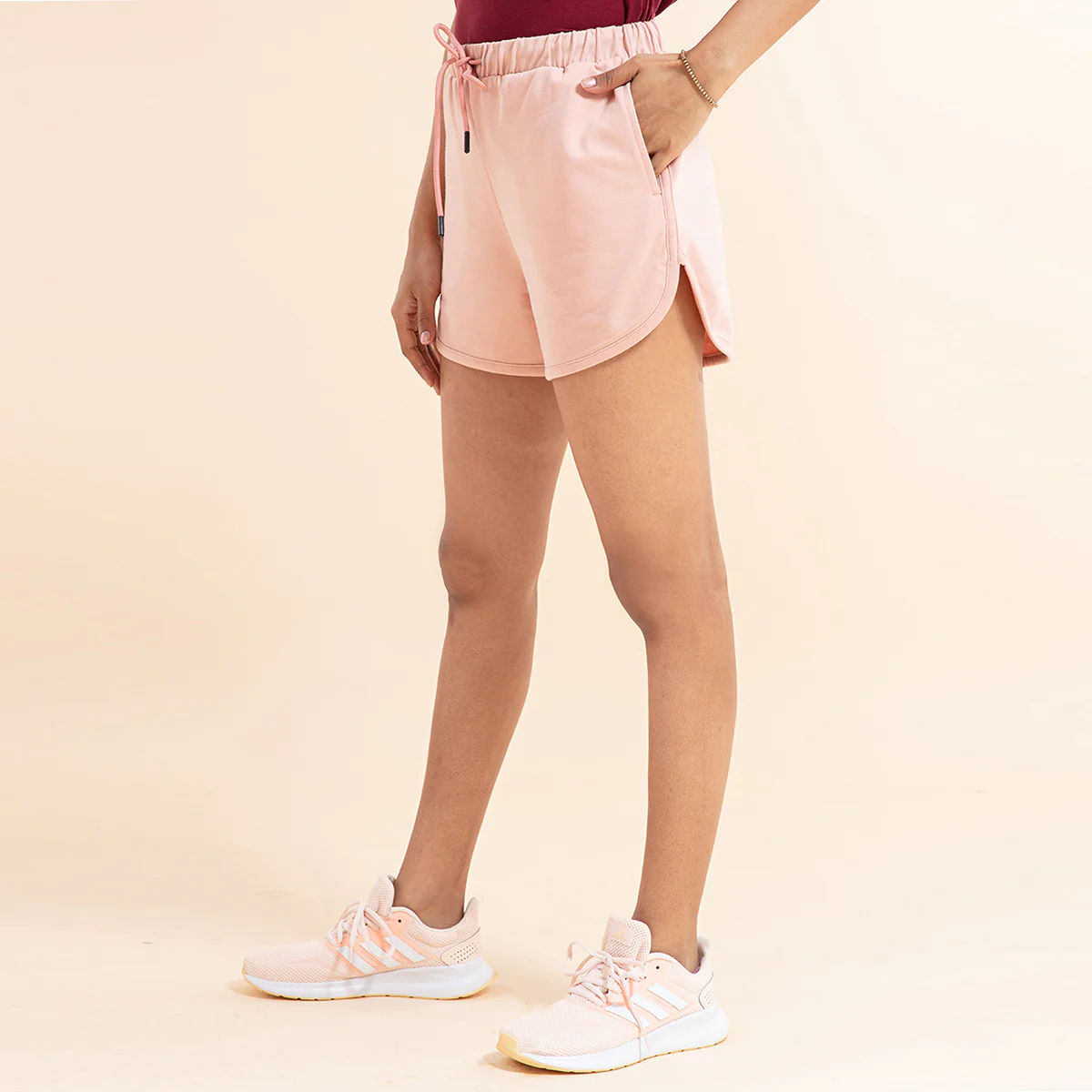 Chill-Pill Cotton Terry Shorts Nykd All Day-NYK039-Evening Sand Pink - Image 3
