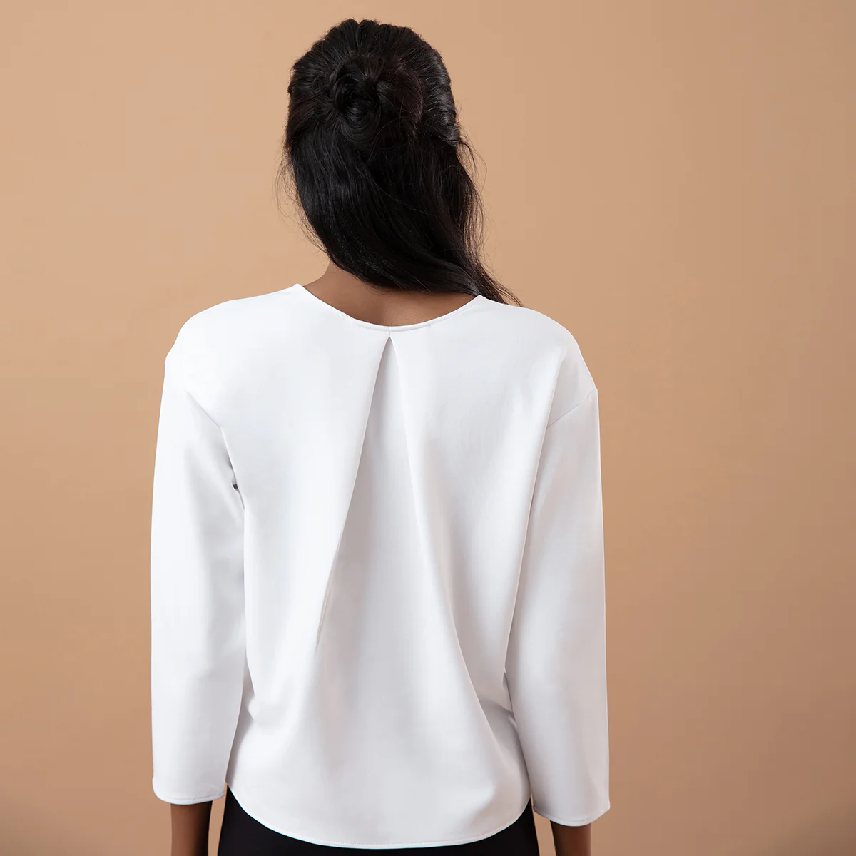 Nykd All Day Comfy Cozy Top-NYAT201-Optic White - Image 3