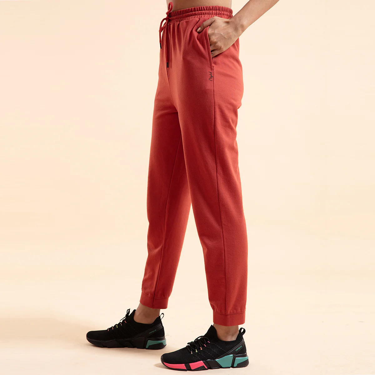 Nykd All Day Classic Utility Jogger-NYAT221-Hot sauce - Image 3