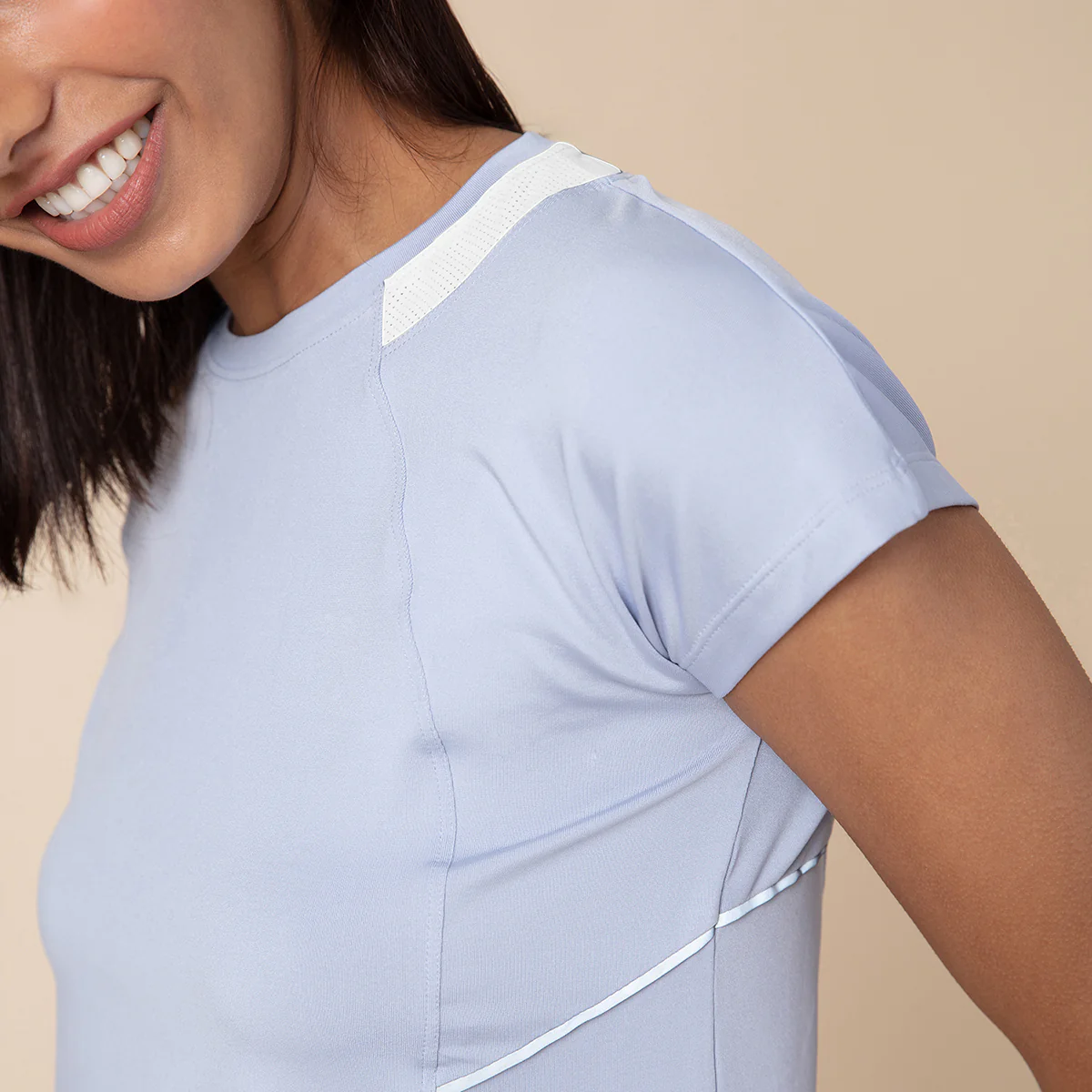 Nykd All Day Reflect-In Sports Tee-NYK004-White - Image 5