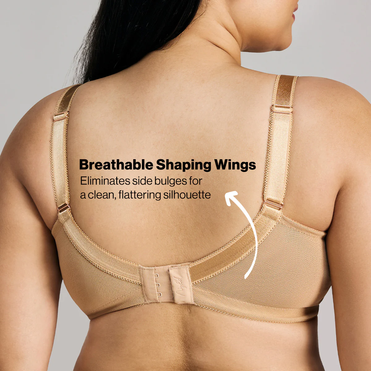 Nykd By Nykaa Ultimate No Bulge, Shape & Support Non Padded Non Wired Lace Bra NYB033 Sand - Image 5