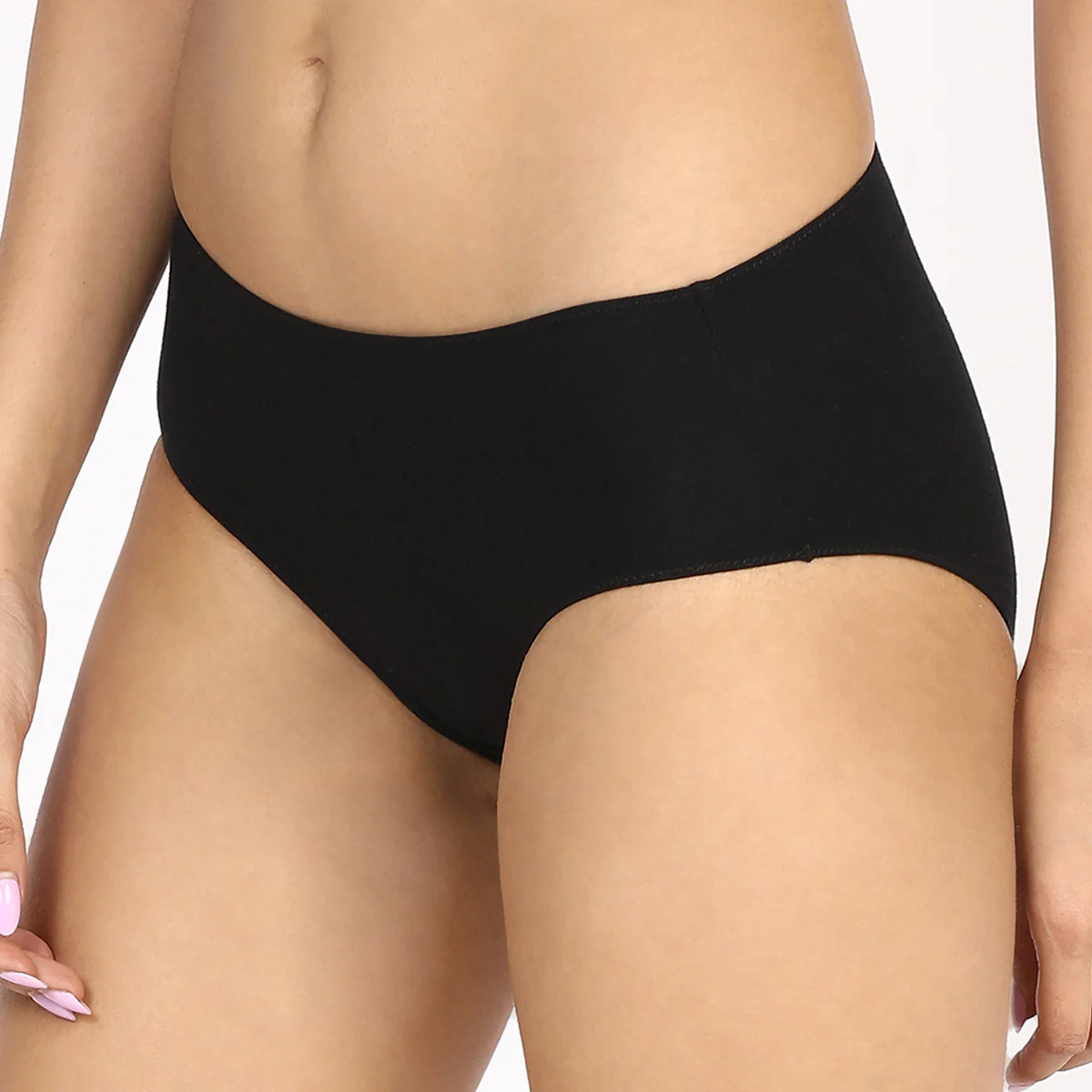 Pack Of 3 Mid rise Hipster Cotton Stretch Medium Rear Coverage Panty-NYP116-Multi-Color - Image 5