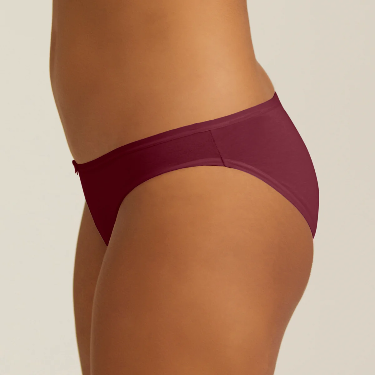 Pack of 3 Soft stretch cotton Low rise Bikini with full rear coverage-NYP168-Multi-Color - Image 3